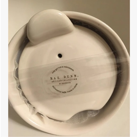 Rae Dunn STAY PAWSITIVE Coffee Tumbler Travel Mug Cup HTF Rare Dog Cat Lover - Picture 3 of 4